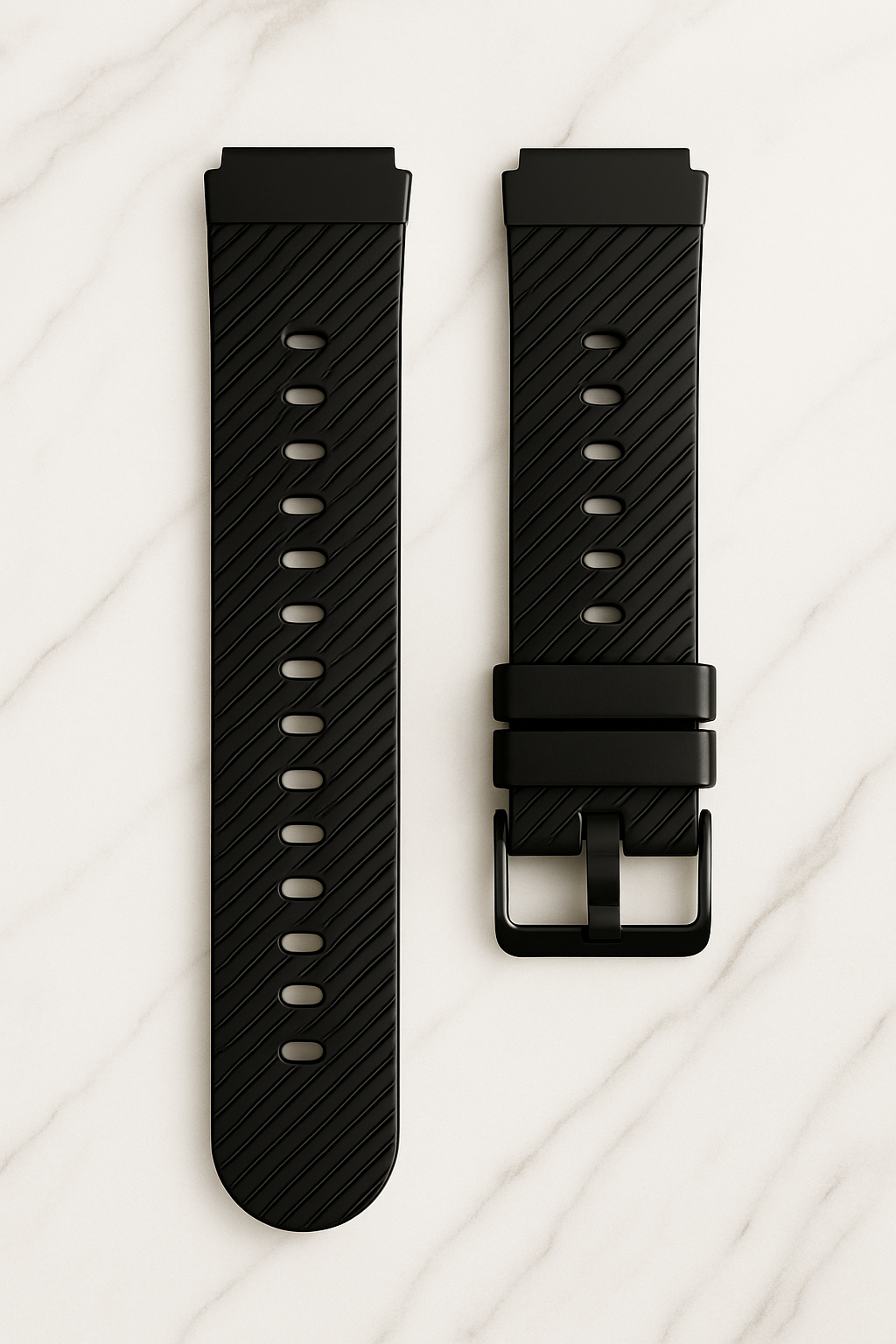 Silikonarmband Schwarz