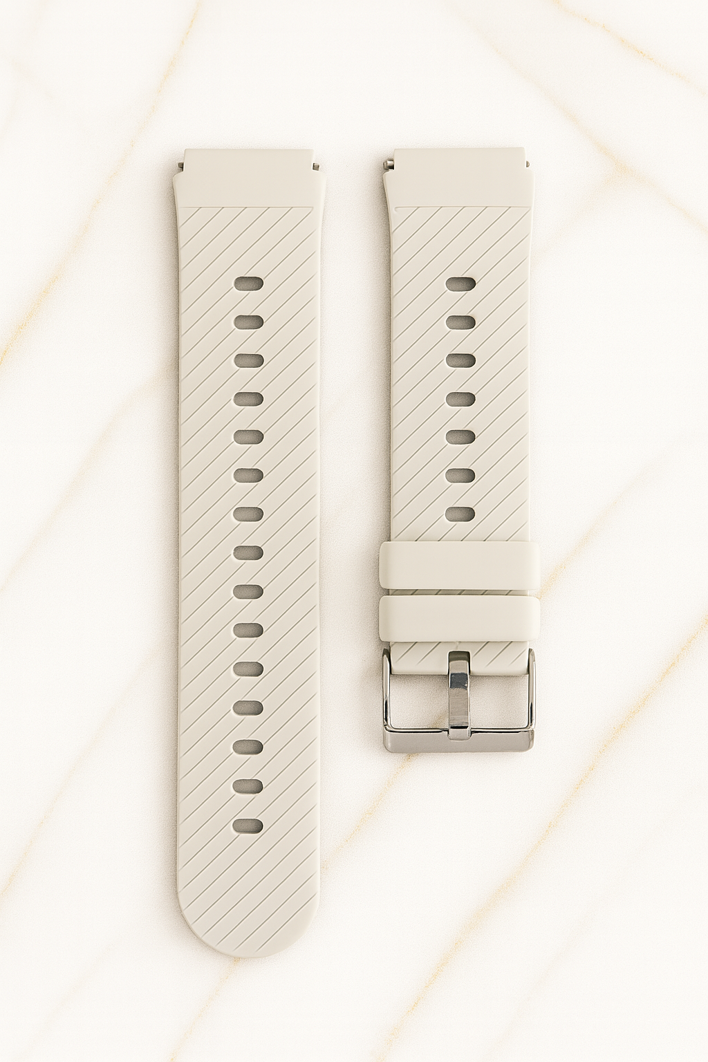 Silikonarmband Silber