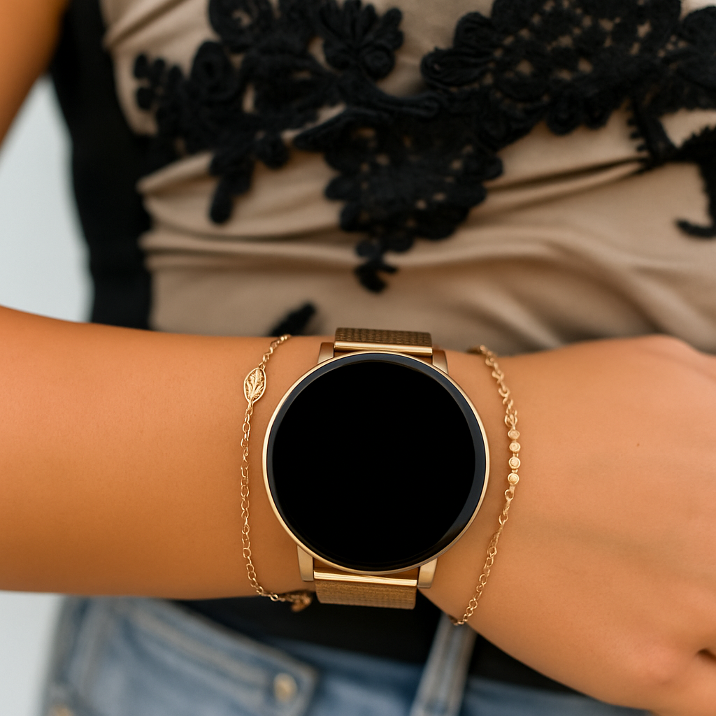 Edelstahl-Mesh-Armband Rosegold
