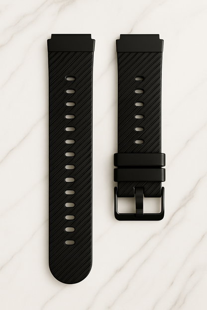 Silikonarmband Schwarz