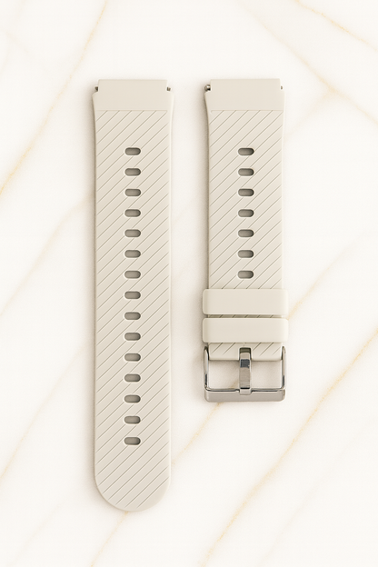 Silikonarmband Silber
