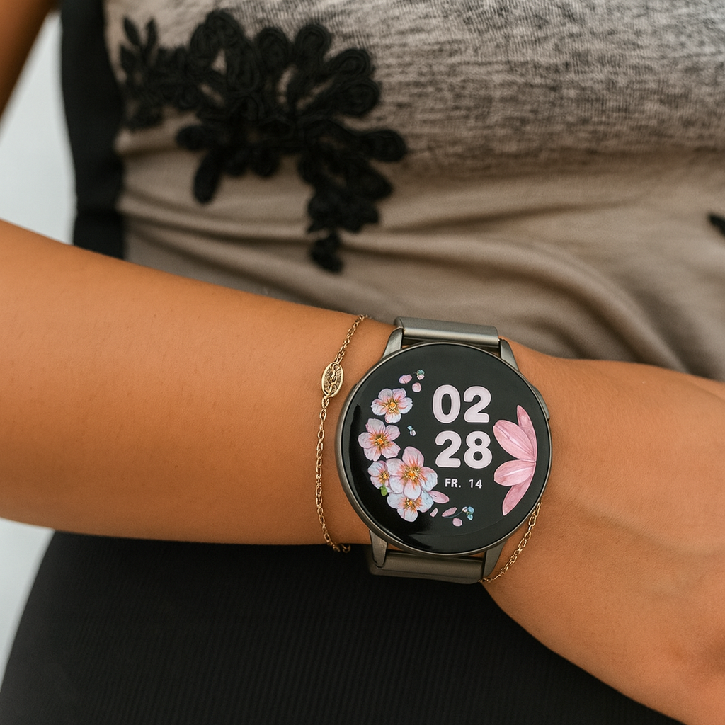 Silikonarmband Schwarz